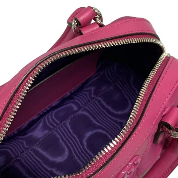 Auth GUCCI GG Matelasse 702251 Pink Nylon Leather Handbag - Picture 14 of 16